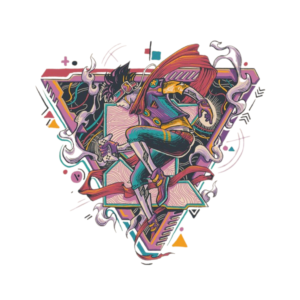 Abstract Triangle Art